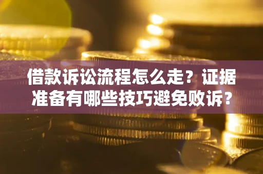武汉借款诉讼流程怎么走？证据准备有哪些技巧避免败诉？