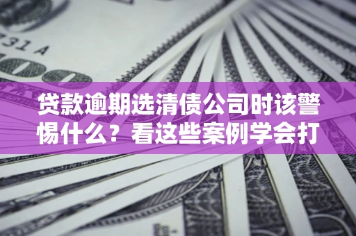 武汉贷款逾期选清债公司时该警惕什么？看这些案例学会打翻身仗