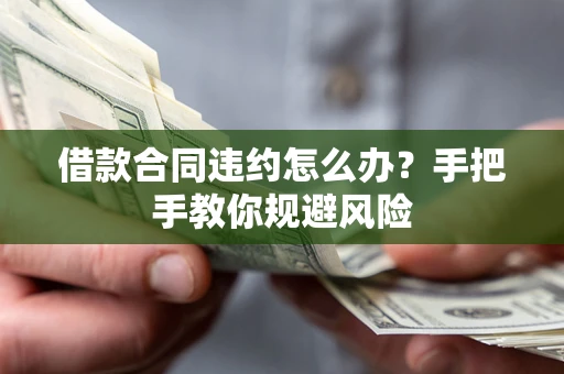 武汉借款合同违约怎么办？手把手教你规避风险
