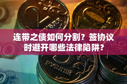 武汉连带之债如何分割？签协议时避开哪些法律陷阱？