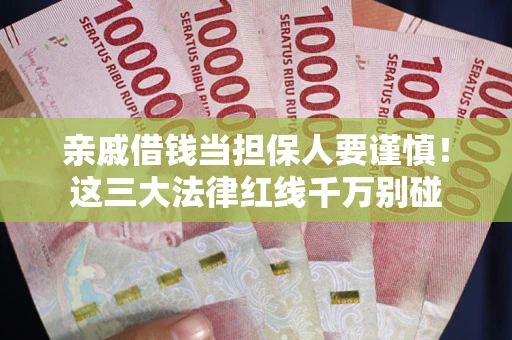 武汉亲戚借钱当担保人要谨慎！这三大法律红线千万别碰