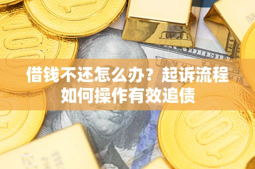 武汉借钱不还怎么办？起诉流程如何操作有效追债