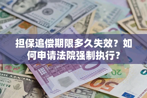 武汉担保追偿期限多久失效？如何申请法院强制执行？
