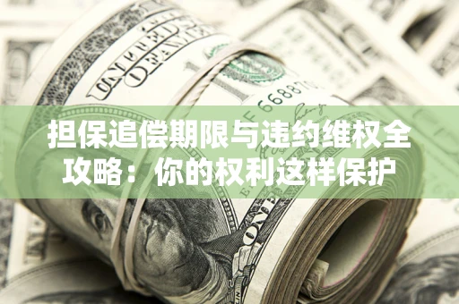 武汉担保追偿期限与违约维权全攻略：你的权利这样保护