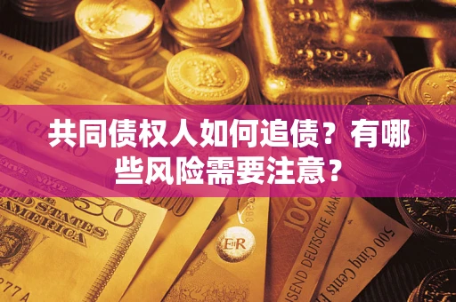 武汉共同债权人如何追债？有哪些风险需要注意？