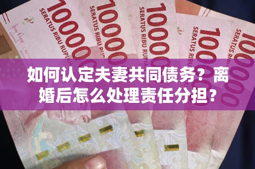武汉如何认定夫妻共同债务？离婚后怎么处理责任分担？