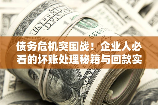 武汉债务危机突围战！企业人必看的坏账处理秘籍与回款实战指南